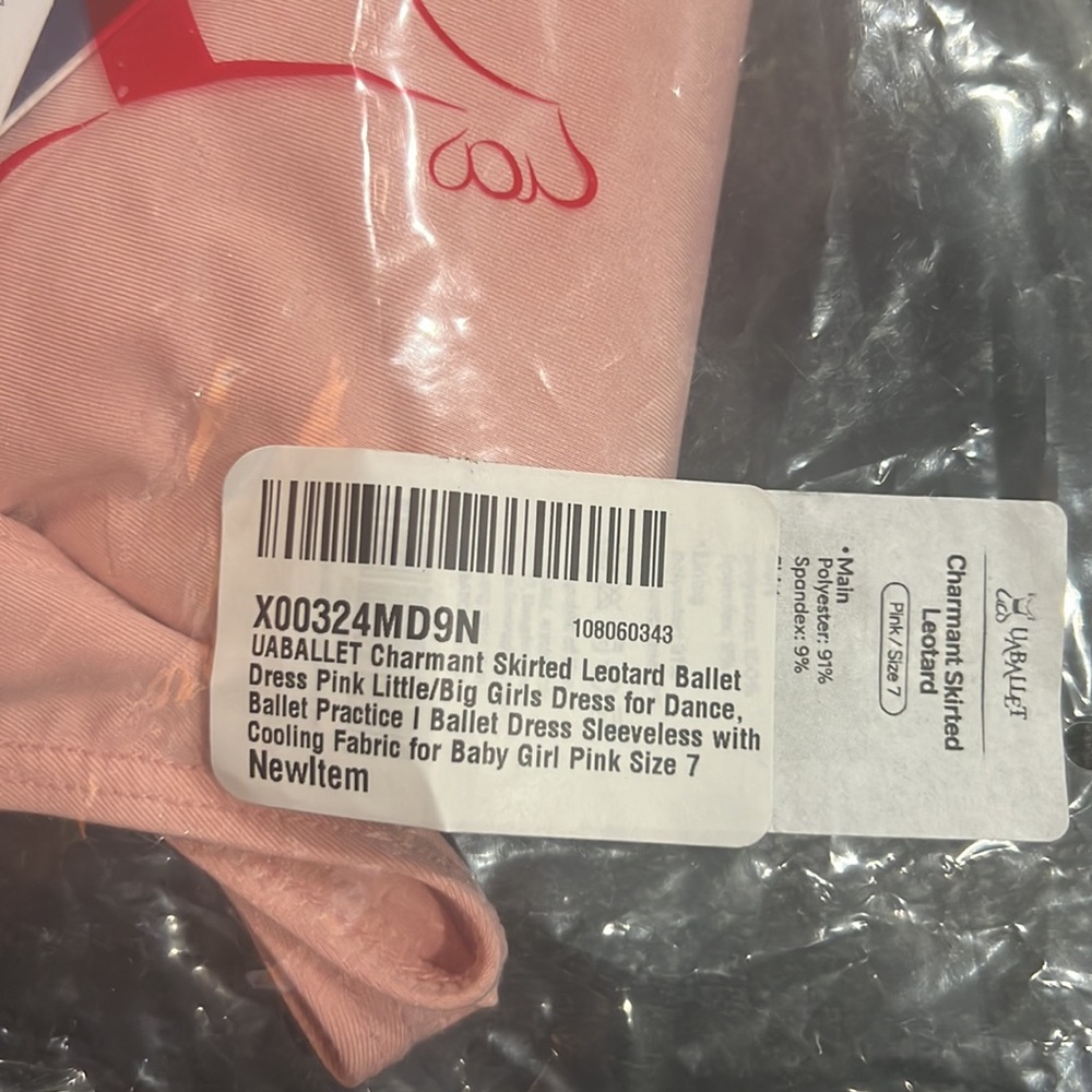 - UABALLET Charmant Ballet Leotard - Ballet Leotards for Girls, Girls Balle - Picture 4 of 4